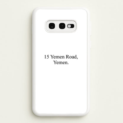 15 Yemen Road, Yemen  - Friends Phone Case for Galaxy S10e
