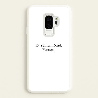 15 Yemen Road, Yemen  - Friends Phone Case for Galaxy S9 Plus