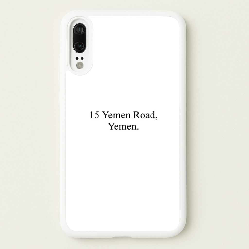 15 Yemen Road, Yemen  - Friends Phone Case for Huawei P20