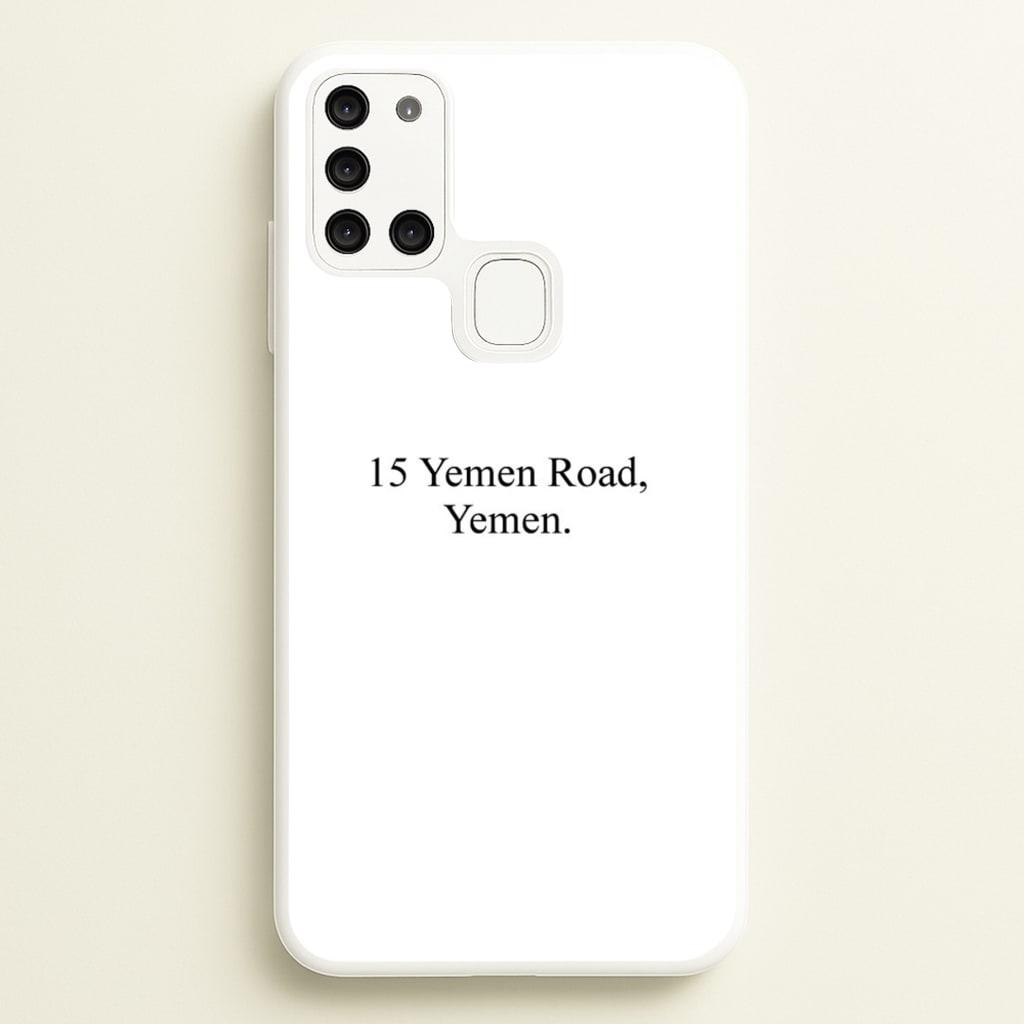 15 Yemen Road, Yemen  - Friends Phone Case for Galaxy A21s