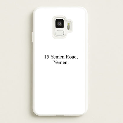 15 Yemen Road, Yemen  - Friends Phone Case for Galaxy S9