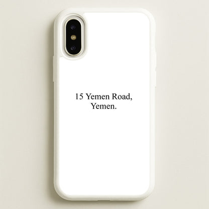 15 Yemen Road, Yemen  - Friends Phone Case for iPhone X / XS