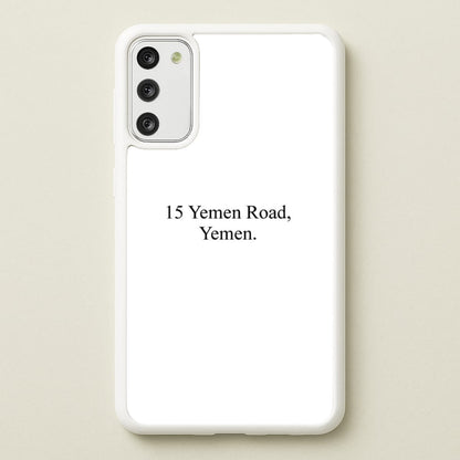 15 Yemen Road, Yemen  - Friends Phone Case for Galaxy A41