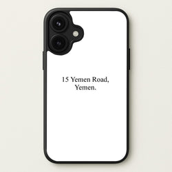 15 Yemen Road, Yemen Phone Case for iPhone 17