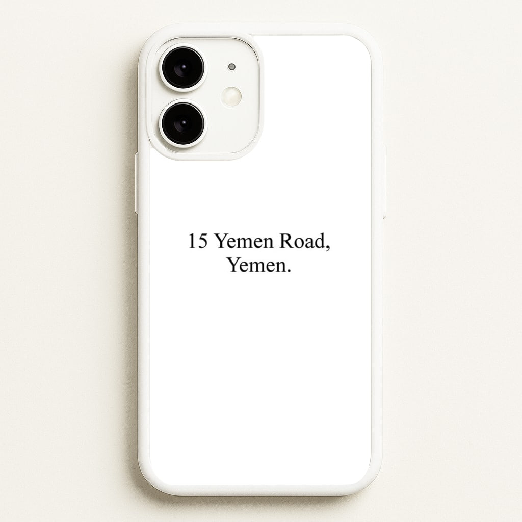 15 Yemen Road, Yemen  - Friends Phone Case for iPhone 11
