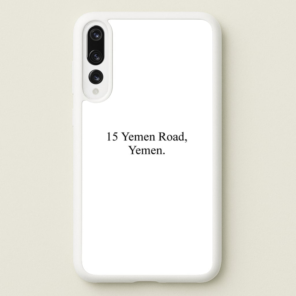 15 Yemen Road, Yemen  - Friends Phone Case for Huawei P20 Pro