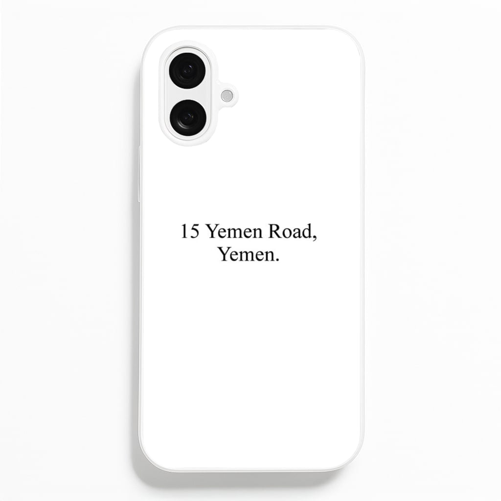 15 Yemen Road, Yemen Phone Case
