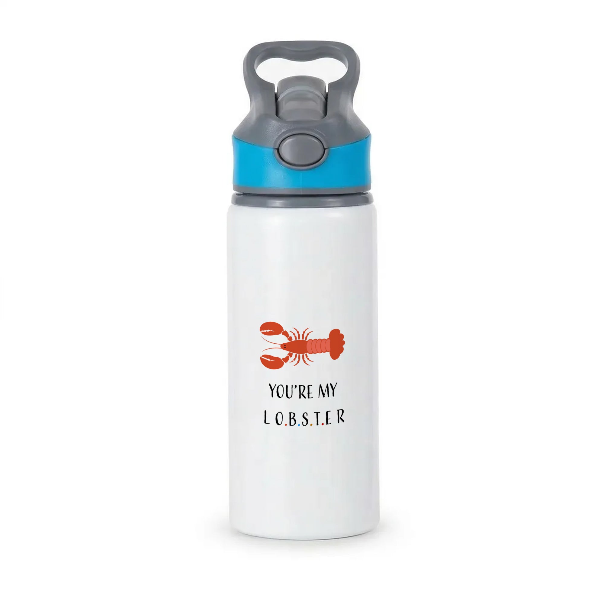 You're My Lobster Active Water Bottle - Blue