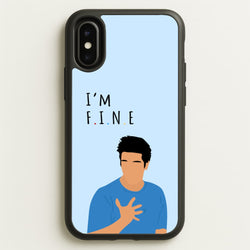 I'm Fine  - Friends Phone Case for iPhone X / XS