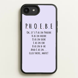 Spelling Phoebe  - Friends Phone Case for iPhone 6 Plus / 7 Plus / 8 Plus