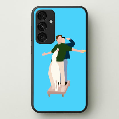 Two Men And A Dog  - Friends Phone Case for Galaxy A35