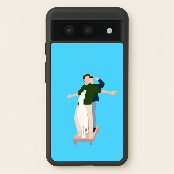 Two Men And A Dog  - Friends Phone Case for Google Pixel 8a