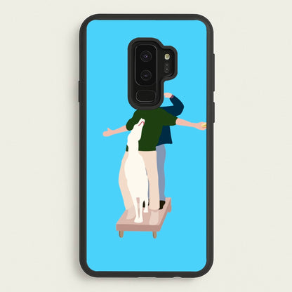 Two Men And A Dog  - Friends Phone Case for Galaxy S9 Plus