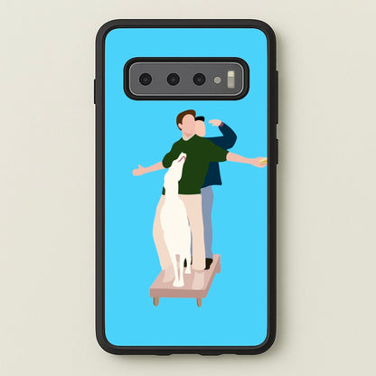 Two Men And A Dog  - Friends Phone Case for Galaxy S10 Plus