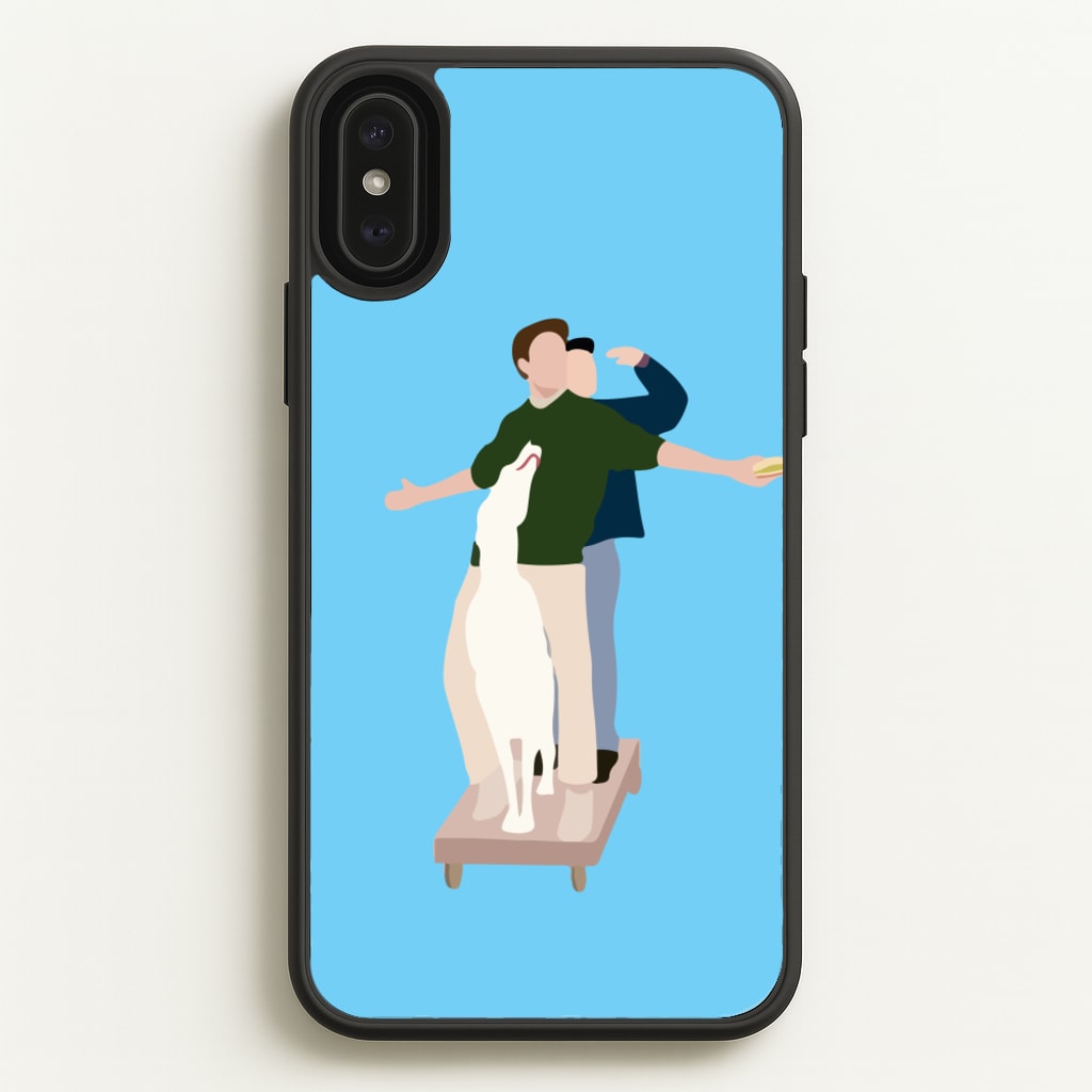 Two Men And A Dog  - Friends Phone Case for iPhone XS Max