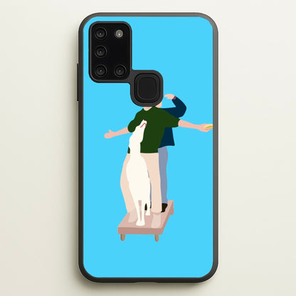 Two Men And A Dog  - Friends Phone Case for Galaxy A21s