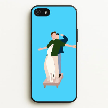 Two Men And A Dog  - Friends Phone Case for iPhone 5 / 5s / SE 2016