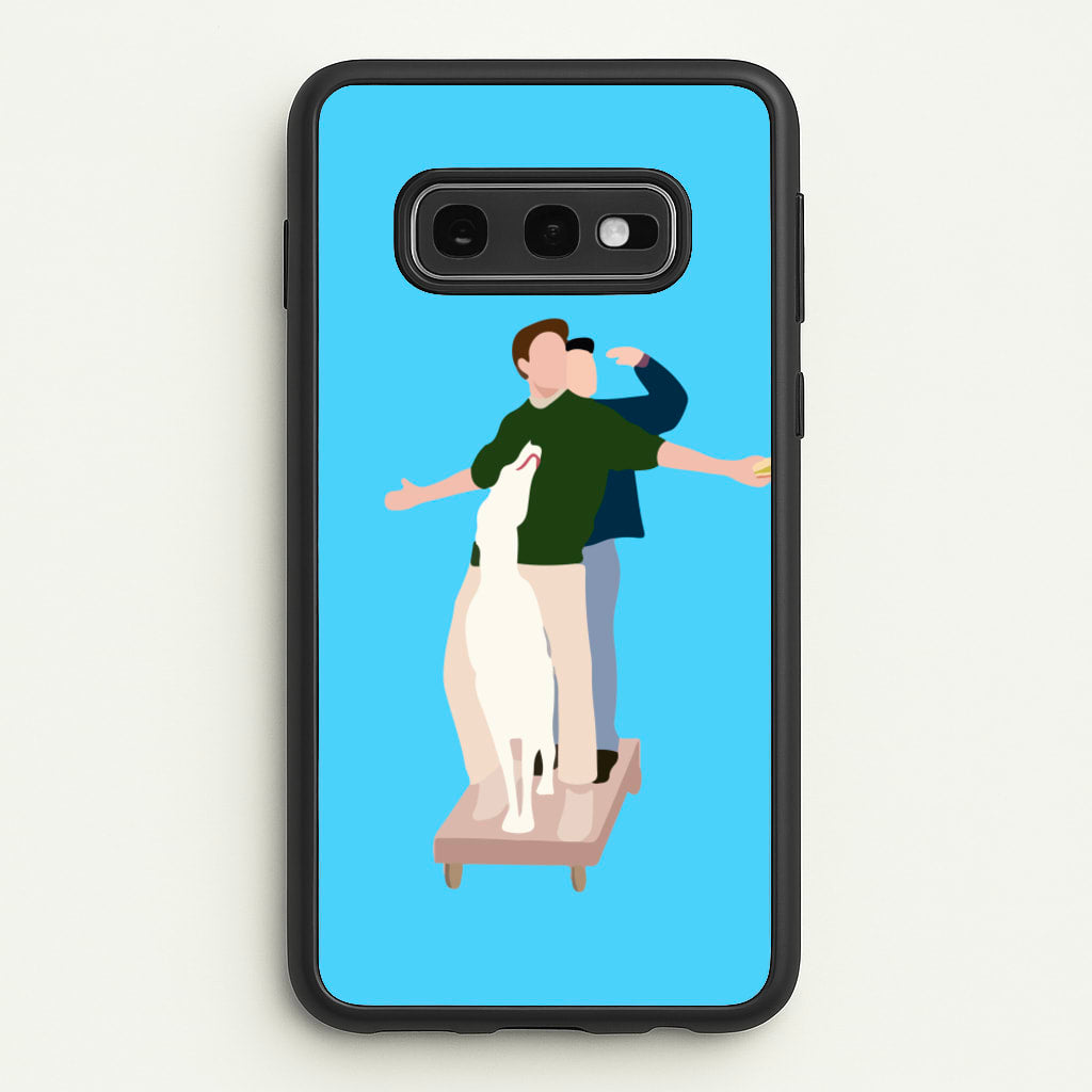 Two Men And A Dog  - Friends Phone Case for Galaxy S10e