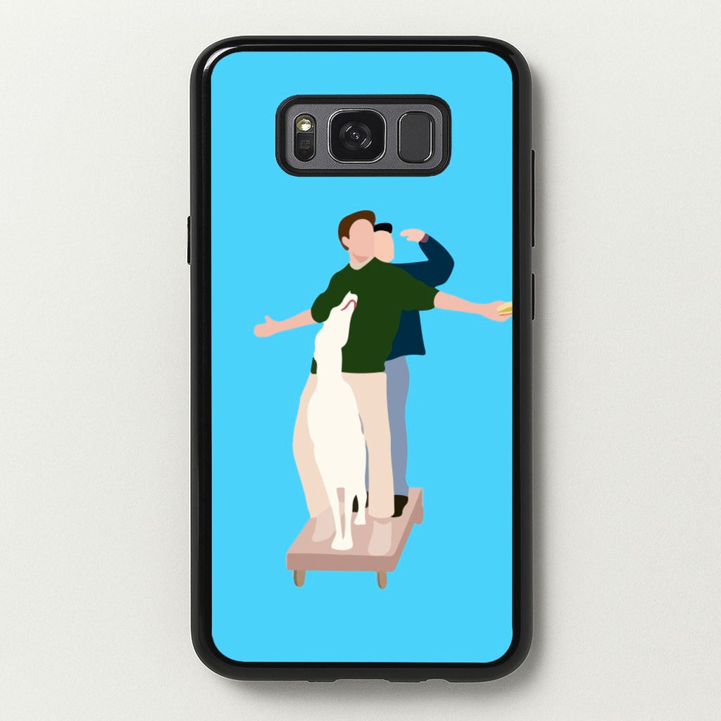 Two Men And A Dog  - Friends Phone Case for Galaxy S8 Plus