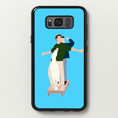 Two Men And A Dog  - Friends Phone Case for Galaxy S8 Plus
