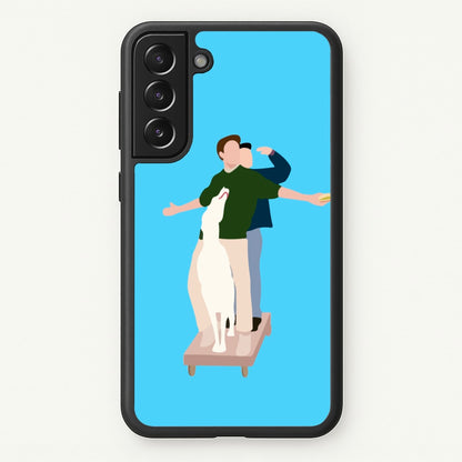 Two Men And A Dog  - Friends Phone Case for Galaxy S22