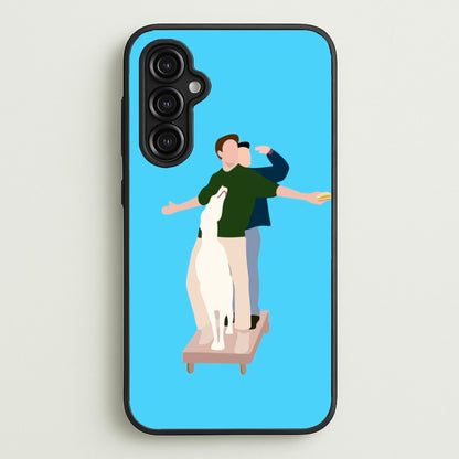Two Men And A Dog  - Friends Phone Case for Galaxy A14