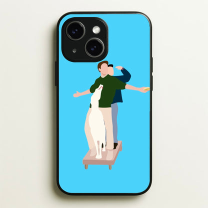 Two Men And A Dog  - Friends Phone Case for iPhone 15
