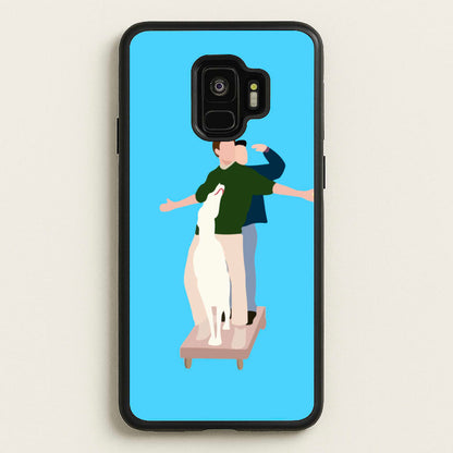 Two Men And A Dog  - Friends Phone Case for Galaxy S9