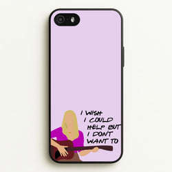 I Wish I Could Help But I Don't Want To  - Friends Phone Case for iPhone 5 / 5s / SE 2016