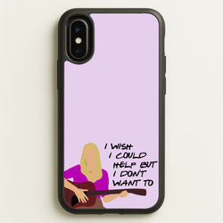 I Wish I Could Help But I Don't Want To  - Friends Phone Case for iPhone X / XS