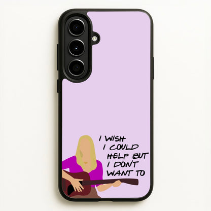I Wish I Could Help But I Don't Want To  - Friends Phone Case for Galaxy A56