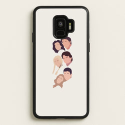 Cast Faces  - Friends Phone Case for Galaxy S9