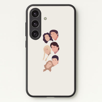 Cast Faces  - Friends Phone Case for Galaxy S24 Plus