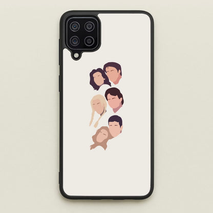 Cast Faces  - Friends Phone Case for Galaxy A12