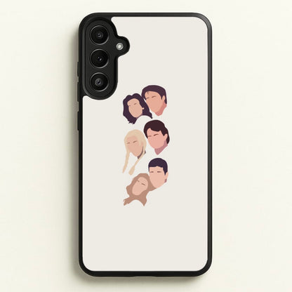 Cast Faces  - Friends Phone Case for Galaxy A36