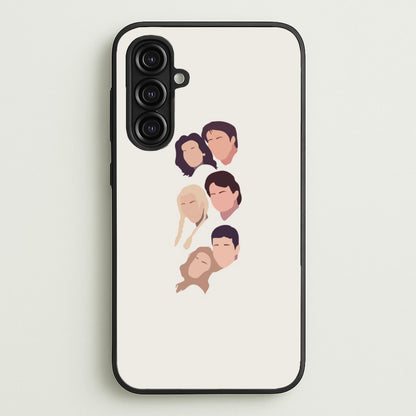 Cast Faces  - Friends Phone Case for Galaxy A16