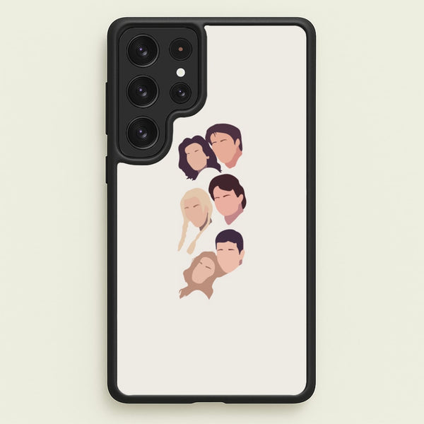 Cast Faces  - Friends Phone Case for Galaxy S22 Ultra