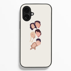 Cast Faces  - Friends Phone Case for iPhone 16 Plus