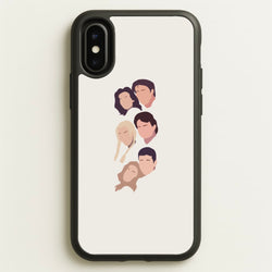 Cast Faces  - Friends Phone Case for iPhone X / XS