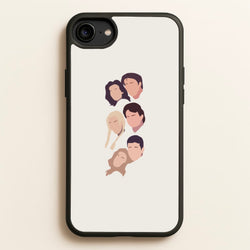 Cast Faces  - Friends Phone Case for iPhone 6 / 7 / 8 / SE