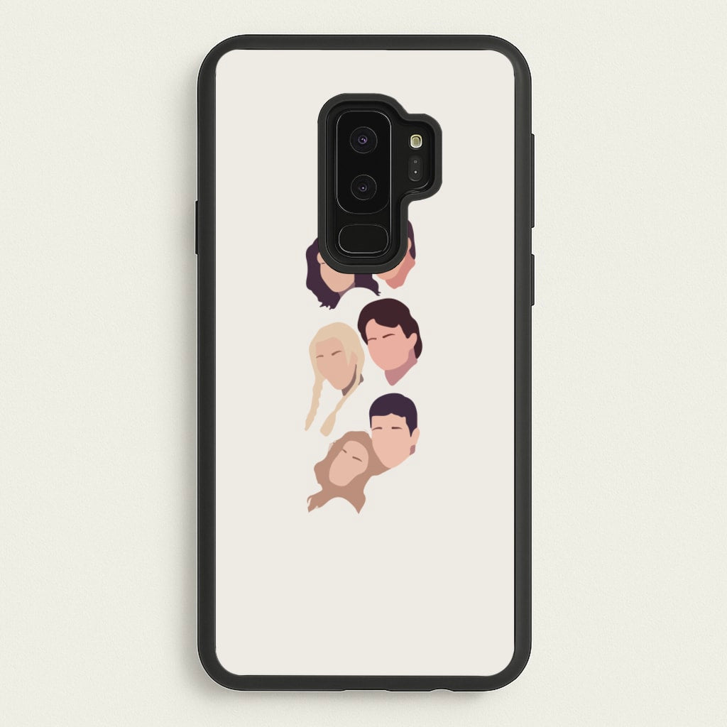 Cast Faces  - Friends Phone Case for Galaxy S9 Plus