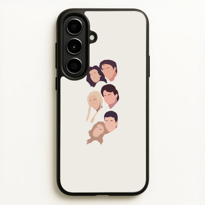 Cast Faces  - Friends Phone Case for Galaxy A56