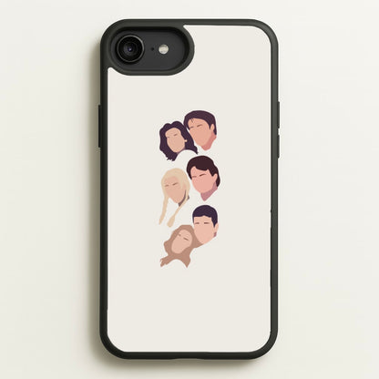 Cast Faces  - Friends Phone Case for iPhone 6 Plus / 7 Plus / 8 Plus