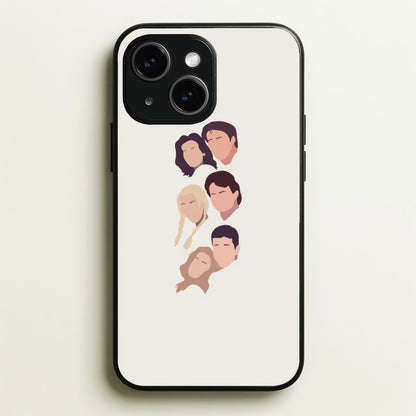 Cast Faces  - Friends Phone Case for iPhone 14 Plus