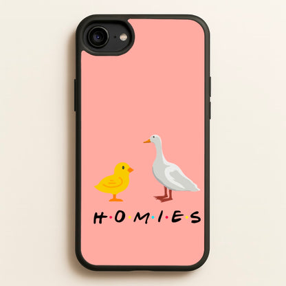Homies Chick And Duck  - Friends Phone Case for iPhone 6 / 7 / 8 / SE