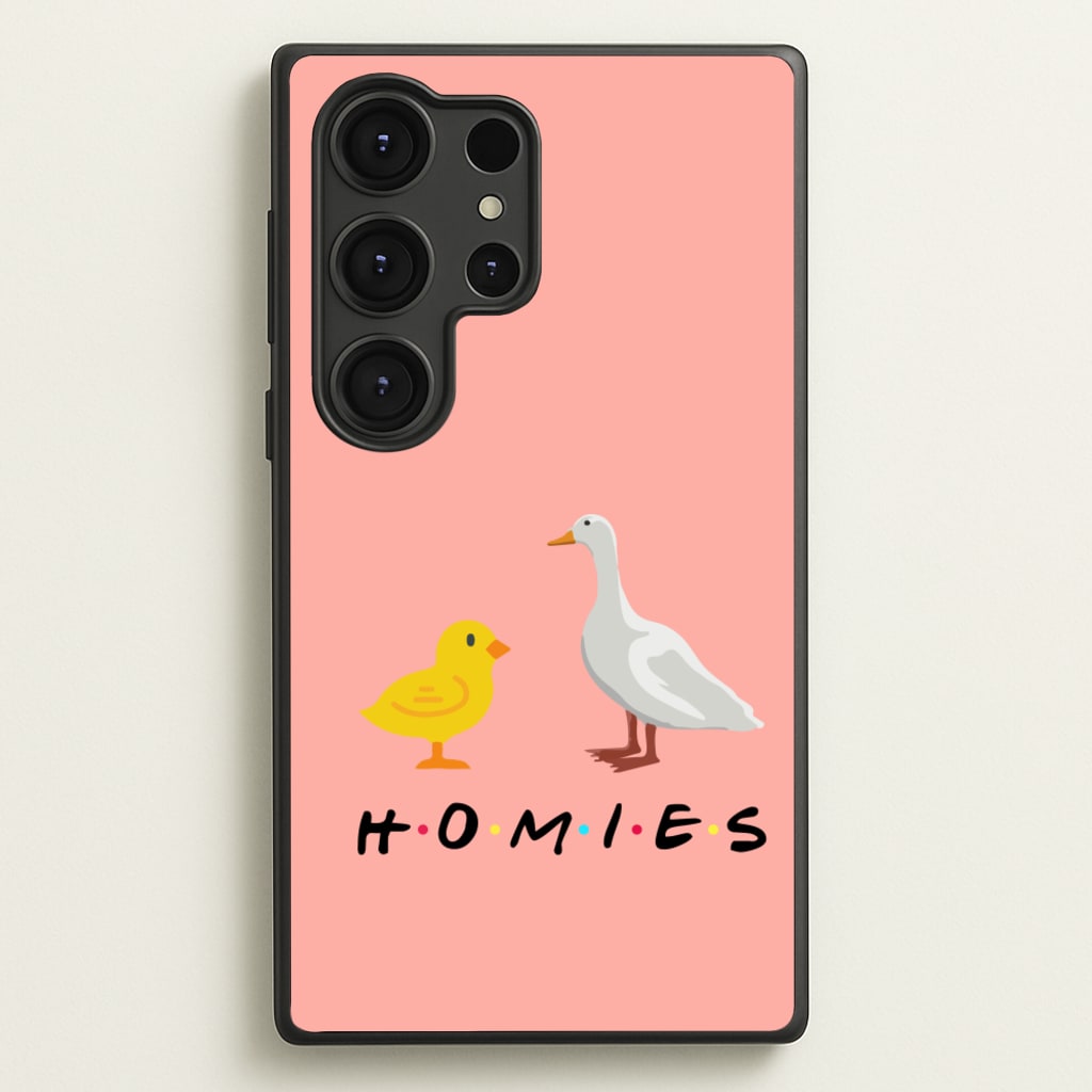Homies Chick And Duck  - Friends Phone Case for Galaxy S25 Ultra