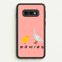 Homies Chick And Duck  - Friends Phone Case for Galaxy S10e