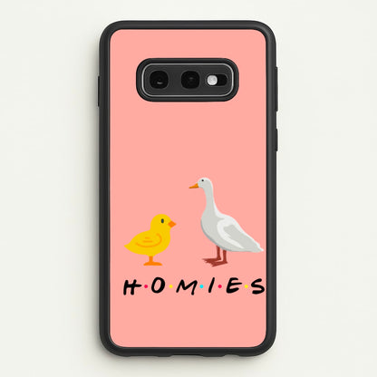 Homies Chick And Duck  - Friends Phone Case for Galaxy S10e