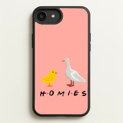 Homies Chick And Duck  - Friends Phone Case for iPhone 6 Plus / 7 Plus / 8 Plus