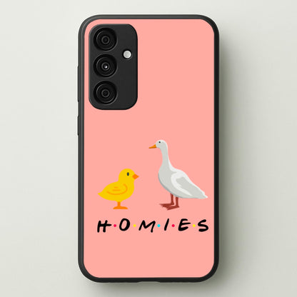 Homies Chick And Duck  - Friends Phone Case for Galaxy A35